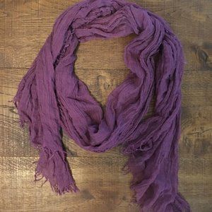 Purple Gauze Scarf GUC